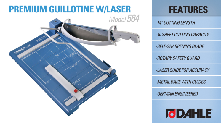 Dahle 564 Premium Guillotine with Laser