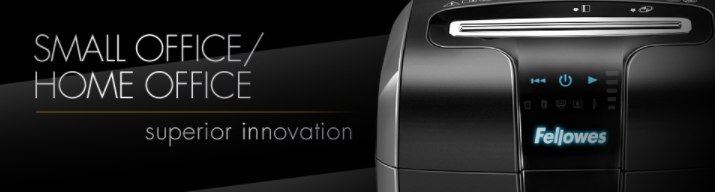 Fellowes Small Office Paper Shredder Banner