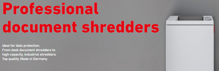 IDEAL Document Shredders Banner