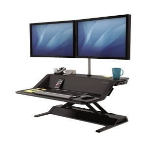 Buy fellowes lotus sit-stand - black online in Australia