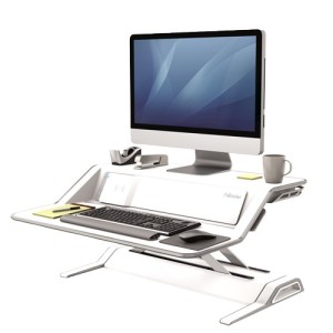 Buy fellowes lotus dx sit-stand - white online in Australia