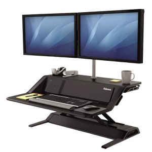 Buy fellowes lotus dx sit-stand - black online in Australia