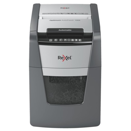 REXEL 100X Optimum Autofeed Shredder Cross Cut