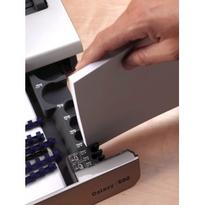 Fellowes Galaxy E500 Binding Machine - Measuring Paper