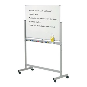 Buy quartet penrite 1500x1200mm slimline porcelain mobile whiteboard online in Australia