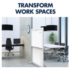 Buy quartet motion dual-track mobile magnetic dry-erase easel ecm4068dt 1028x1727mm online in Australia