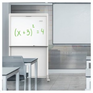 Buy quartet motion dual-track mobile magnetic dry-erase easel ecm4068dt 1028x1727mm online in Australia