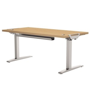 Buy fellowes levado height adjustable desk maple - 1800mm online in Australia