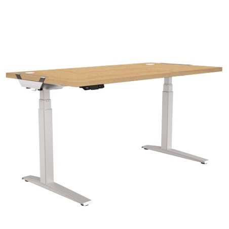 Buy fellowes levado height adjustable desk maple - 1800mm online in Australia