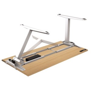 Buy fellowes levado height adjustable desk maple - 1800mm online in Australia