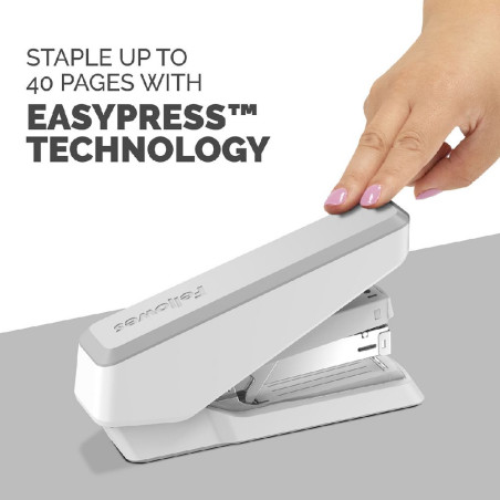 LX870™ Easy-Press™ Stapler - White - EasyPress