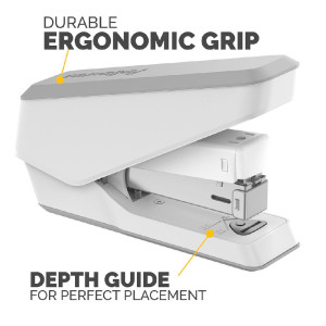 Fellowes LX840 EasyPress Stapler 25 Sheets White