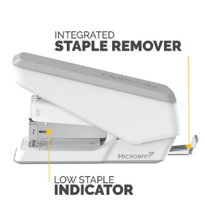 Fellowes LX840 EasyPress Stapler 25 Sheets White