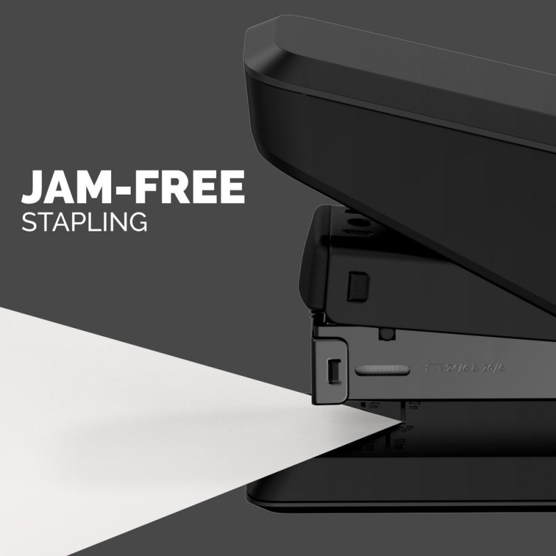Fellowes LX840 Stapler - Black - Jam Free Fellowes LX840 Stapler - Black - Jam Free