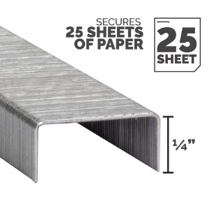 Fellowes 5117501 26/6 Staples Full-Strip 5000 Pack