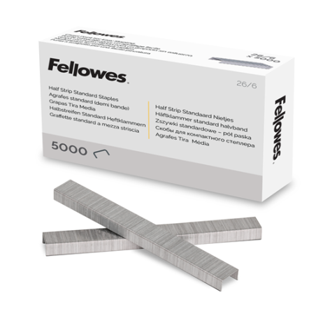 Fellowes 5117601 26/6 (No. 56) Half Strip Box of 5000 Staples