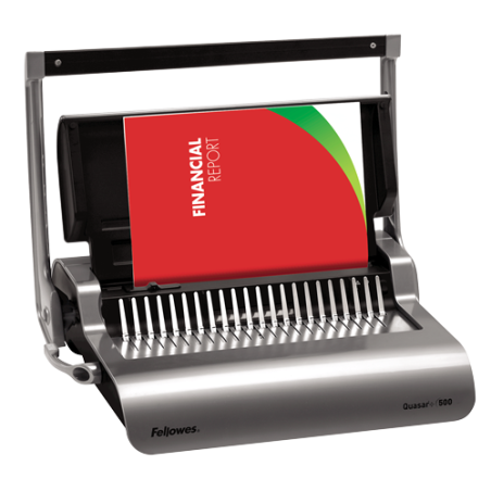 Fellowes Quasar+ 500 Plastic Comb Binding Machine