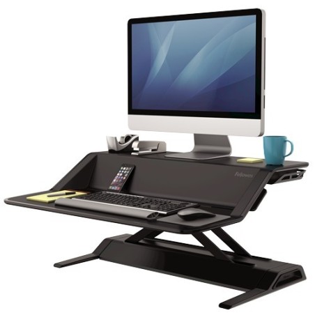 Buy fellowes lotus sit-stand - black online in Australia