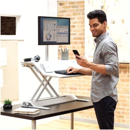 Buy fellowes lotus dx sit-stand - white online in Australia