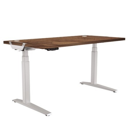 Buy fellowes levado height adjustable desk walnut - 1600mm online in Australia